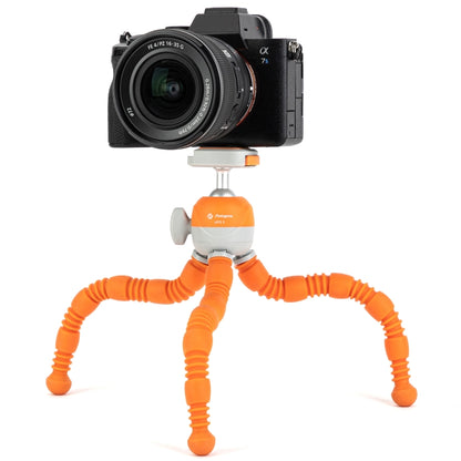 Fotopro UFO 3 Flexible Tripod Mount for SLR Cameras, GoPro, Phones (Orange) - Portable Mini Tripod by Fotopro | Online Shopping UK | buy2fix