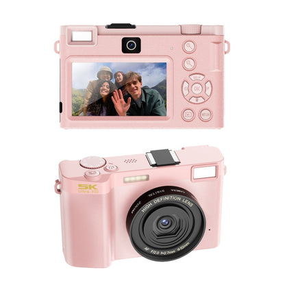 HDC-F01 3.0 inch 5K UHD Photography Digital Camera SLR Camera (Pink) - Children Cameras by buy2fix | Online Shopping UK | buy2fix