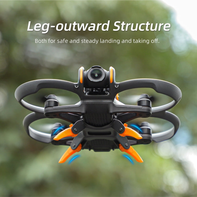 For DJI AVATA 2 Sunnylife LG797 Landing Gear Extensions Heightened Spider Gears Support Leg (Orange) -  by Sunnylife | Online Shopping UK | buy2fix