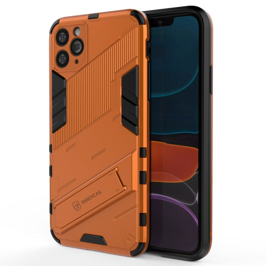 For iPhone 11 Pro Max Punk Armor 2 in 1 PC + TPU Shockproof Case with Invisible Holder (Orange) - iPhone 11 Pro Max Cases by buy2fix | Online Shopping UK | buy2fix