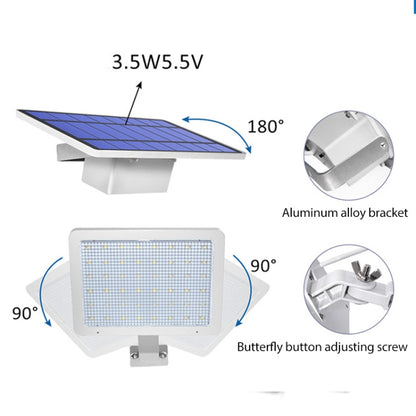 48 LED Detachable Solar Light IP65 Waterproof Outdoor Courtyard LED Street Lamp, Light Color:Warm Light(White) - Solar Lights by buy2fix | Online Shopping UK | buy2fix