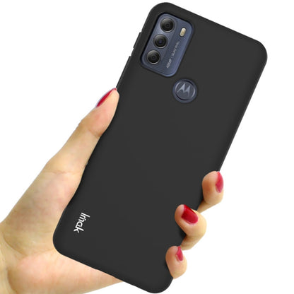 For Motorola Moto G50 IMAK UC-3 Series Shockproof Frosted TPU Protective Case(Black) - Motorola Cases by imak | Online Shopping UK | buy2fix