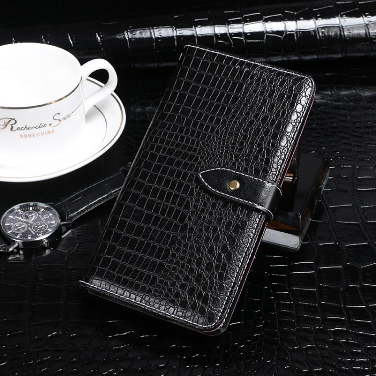 For Blackview A90 idewei Crocodile Texture Horizontal Flip Leather Case with Holder & Card Slots & Wallet(Black) - More Brand by idewei | Online Shopping UK | buy2fix