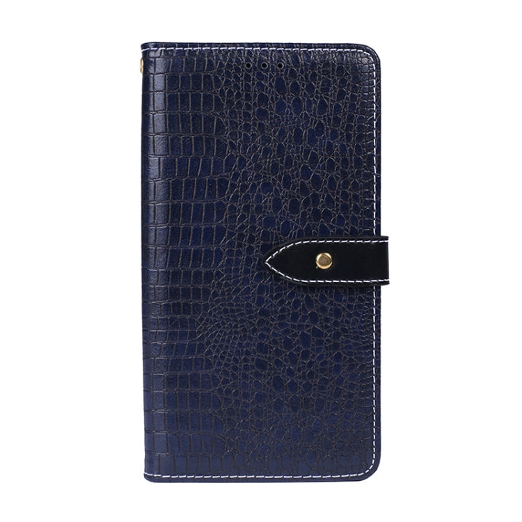 For Doogee X95 Pro idewei Crocodile Texture Horizontal Flip Leather Case with Holder & Card Slots & Wallet(Dark Blue) - More Brand by idewei | Online Shopping UK | buy2fix