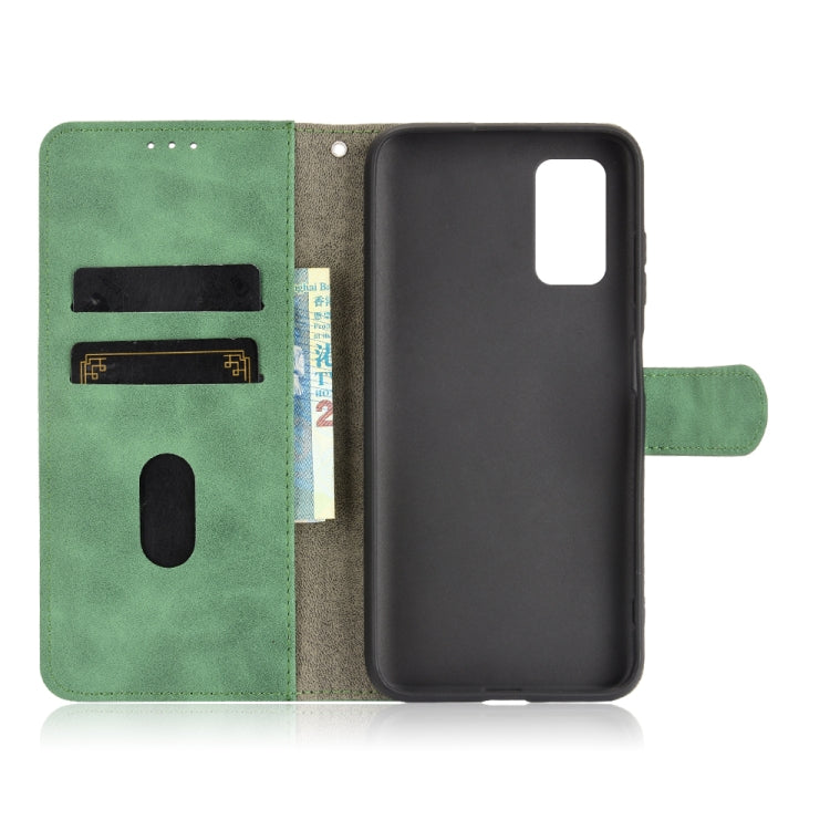 For Blackview A90 Solid Color Skin Feel Magnetic Buckle Horizontal Flip Calf Texture PU Leather Case with Holder & Card Slots & Wallet(Green) - More Brand by buy2fix | Online Shopping UK | buy2fix