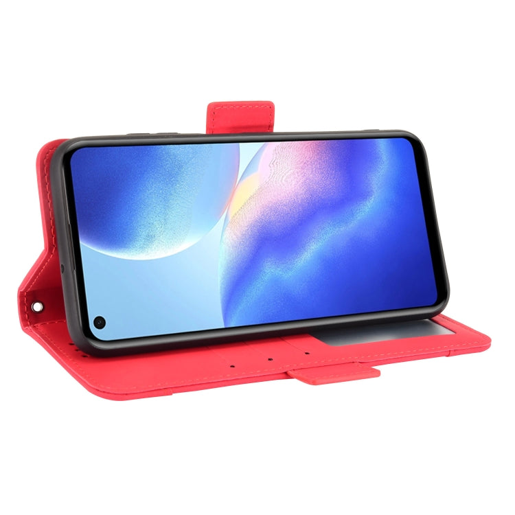 For Blackview A90 Skin Feel Calf Pattern Horizontal Flip Leather Case with Holder & Card Slots & Photo Frame(Red) - More Brand by buy2fix | Online Shopping UK | buy2fix