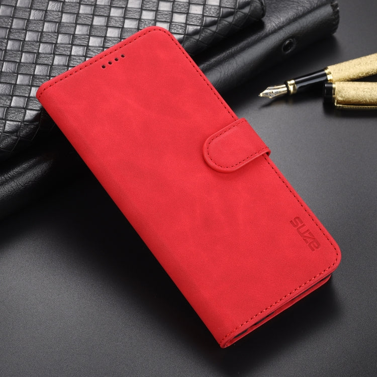 For Honor 50 AZNS Skin Feel Calf Texture Horizontal Flip Leather Case with Card Slots & Holder & Wallet(Red) - Honor Cases by AZNS | Online Shopping UK | buy2fix