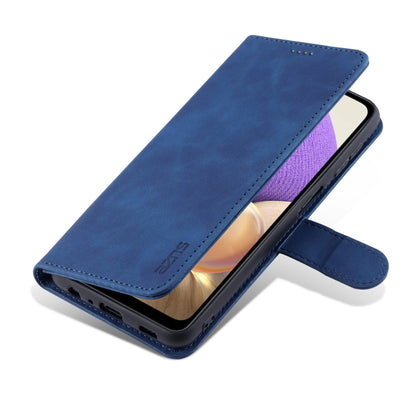 For Samsung Galaxy A32 5G AZNS Skin Feel Calf Texture Horizontal Flip Leather Case with Card Slots & Holder & Wallet(Blue) - Galaxy Phone Cases by AZNS | Online Shopping UK | buy2fix