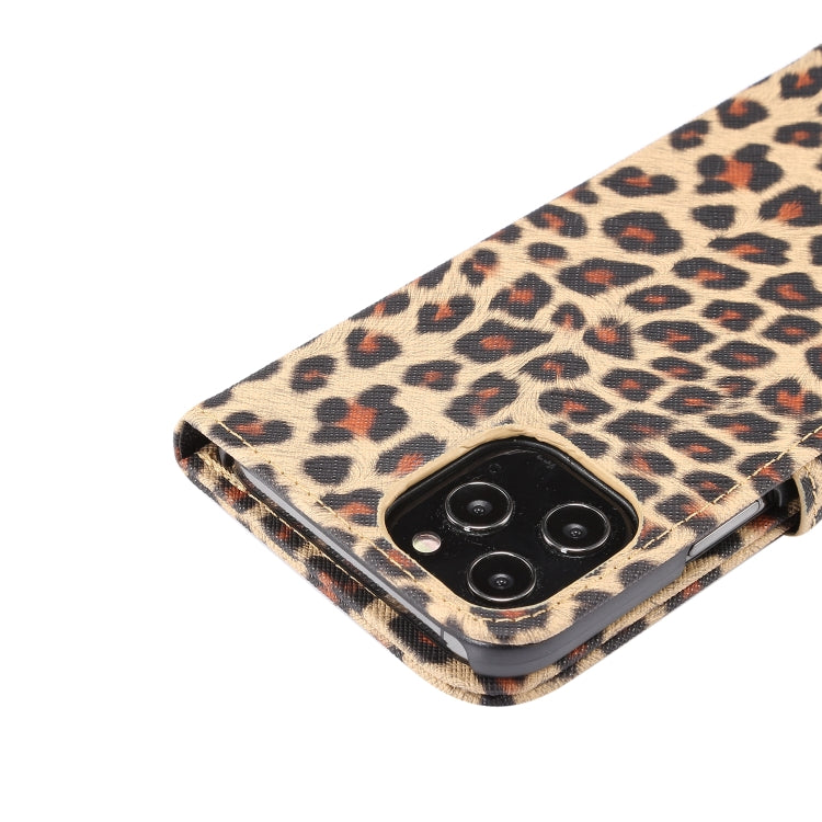 For iPhone 13 Pro Max Leopard Pattern Horizontal Flip PC + PU Leather Case with Holder & Card Slots & Wallet (Yellow) - iPhone 13 Pro Max Cases by buy2fix | Online Shopping UK | buy2fix