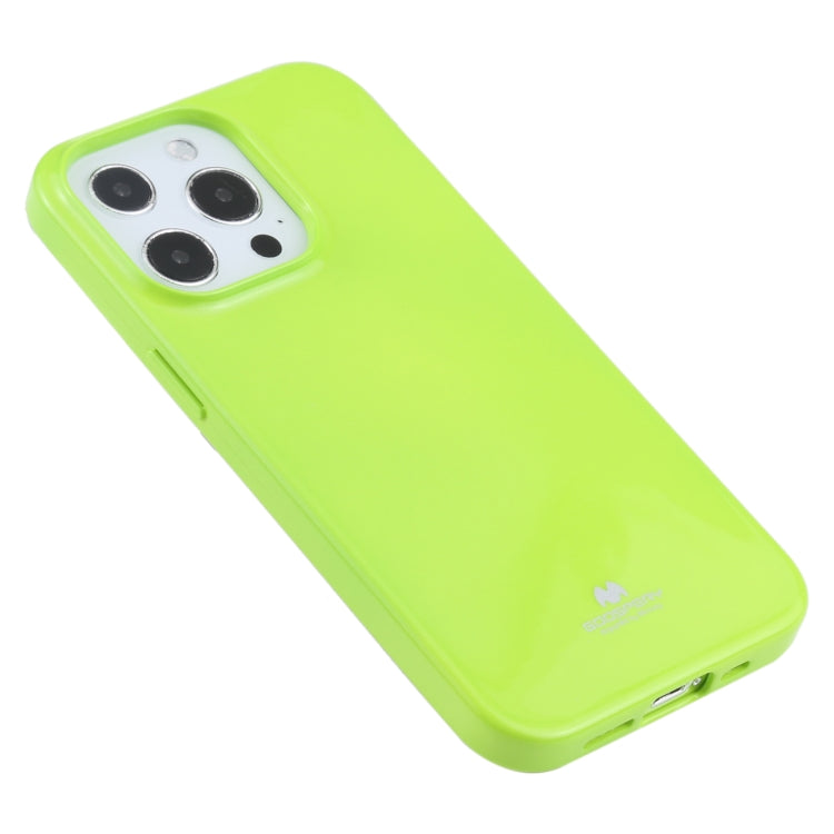 For iPhone 13 Pro GOOSPERY JELLY Full Coverage Soft Case (Green) - iPhone 13 Pro Cases by GOOSPERY | Online Shopping UK | buy2fix