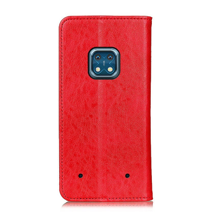 For Nokia XR20 5G Magnetic Crazy Horse Texture Horizontal Flip Leather Case with Holder & Card Slots & Wallet(Red) - Nokia Cases by buy2fix | Online Shopping UK | buy2fix