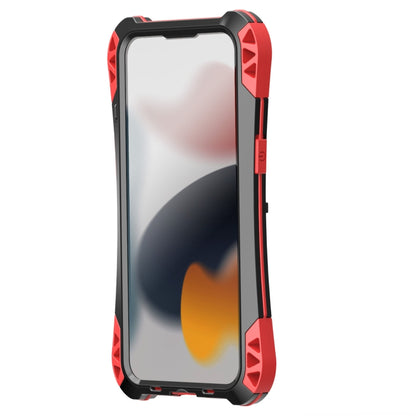 For iPhone 13 mini R-JUST AMIRA Shockproof Dustproof Waterproof Metal Protective Case (Red) - iPhone 13 mini Cases by R-JUST | Online Shopping UK | buy2fix