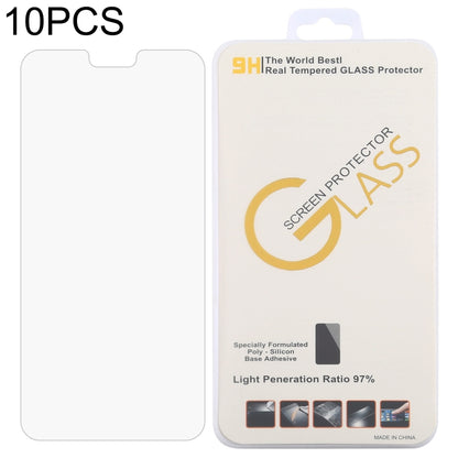 For Doogee N10 10 PCS 0.26mm 9H 2.5D Tempered Glass Film - For Doogee by buy2fix | Online Shopping UK | buy2fix