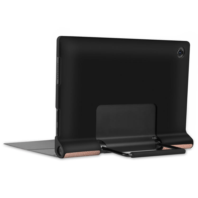 For Lenovo Yoga Tab 11 / YT-J706X Custer Texture Horizontal Flip PU Leather Case with Holder & Sleep / Wake-up Function(Rose Gold) - Lenovo by buy2fix | Online Shopping UK | buy2fix