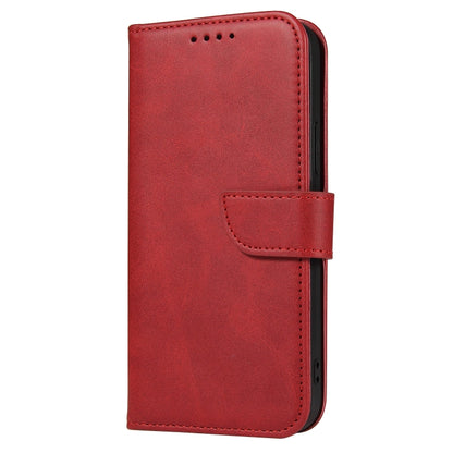 For iPhone 13 Pro Max Calf Texture Buckle Horizontal Flip Leather Case with Holder & Card Slots & Wallet (Red) - iPhone 13 Pro Max Cases by buy2fix | Online Shopping UK | buy2fix