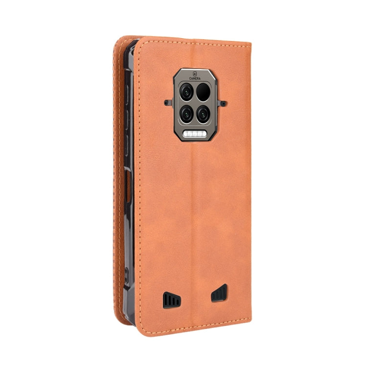 For Doogee S86 / S86 Pro Magnetic Buckle Retro Pattern Horizontal Flip Leather Case with Holder & Card Slot & Wallet(Brown) - More Brand by buy2fix | Online Shopping UK | buy2fix