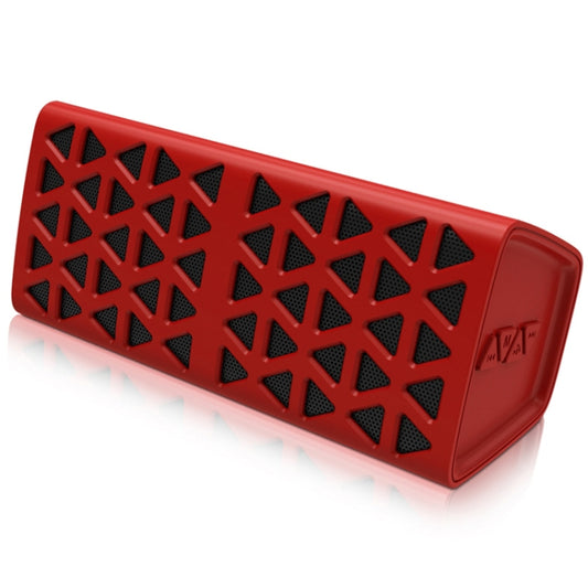 NewRixing NR-3021 TWS Hollow Triangle Pattern Bluetooth Speaker(Red) - Desktop Speaker by NewRixing | Online Shopping UK | buy2fix