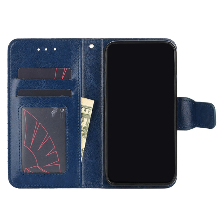 For iPhone SE 2022 / SE 2020 / 8 / 7 Crystal Texture Horizontal Flip Leather Case with Holder & Card Slots & Wallet(Royal Blue) - iPhone SE 2022 / 2020 / 8 / 7 Cases by buy2fix | Online Shopping UK | buy2fix