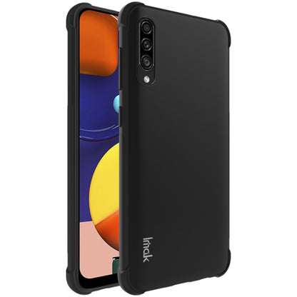 For Galaxy A50s / A30s IMAK All-inclusive Shockproof Airbag TPU Case, with Screen Protector(Black) - Galaxy Phone Cases by imak | Online Shopping UK | buy2fix