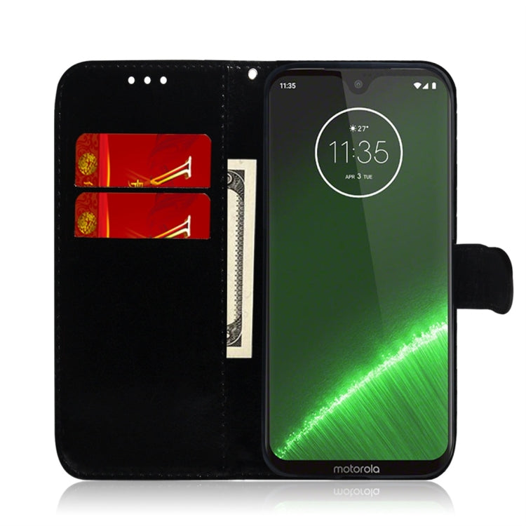 For Motorola Moto G7 / G7 Plus Imitated Mirror Surface Horizontal Flip Leather Case with Holder & Card Slots & Wallet & Lanyard(Black) - Motorola Cases by buy2fix | Online Shopping UK | buy2fix