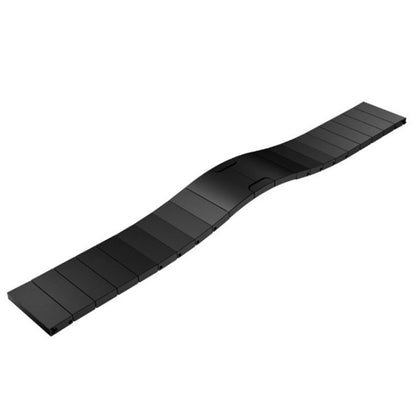 For Huawei GT3 46mm Watch One-bead Steel Original Buckle Watch Band,Width 22mm(Black) - Watch Bands by buy2fix | Online Shopping UK | buy2fix