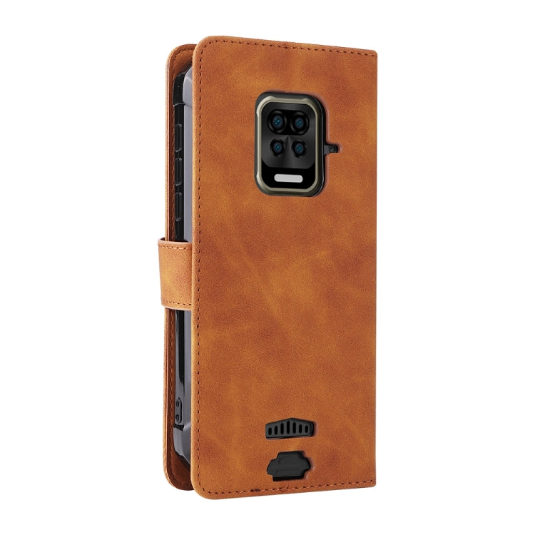 For Doogee S59 / S59 Pro Solid Color Skin Feel Magnetic Buckle Horizontal Flip Calf Texture PU Leather Case with Holder & Card Slots & Wallet(Brown) - More Brand by buy2fix | Online Shopping UK | buy2fix