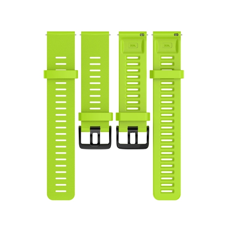 For Polar Grit X Silicone Official Buckle  Watch Band(Lime Green) -  by buy2fix | Online Shopping UK | buy2fix