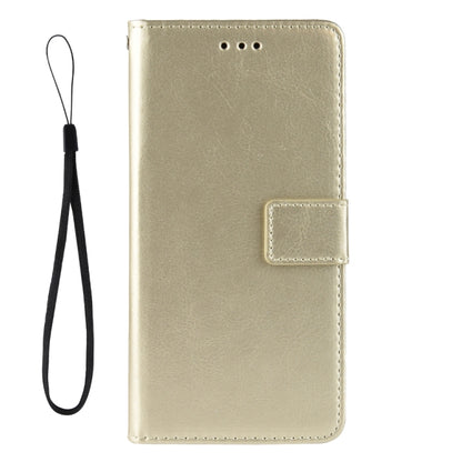 For Doogee S59 / S59 Pro Crazy Horse Texture Horizontal Flip Leather Case with Holder & Card Slots & Lanyard(Gold) - More Brand by buy2fix | Online Shopping UK | buy2fix