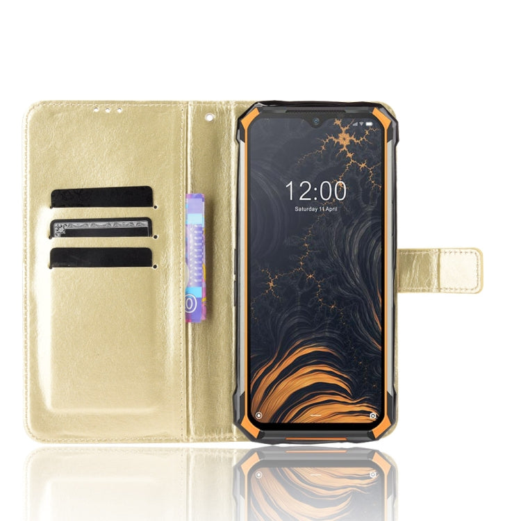 For Doogee S88 Plus / S88 Pro Crazy Horse Texture Horizontal Flip Leather Case with Holder & Card Slots & Lanyard(Gold) - More Brand by buy2fix | Online Shopping UK | buy2fix