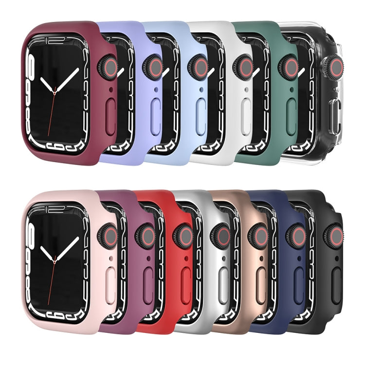 Shockproof TPU Protective Case For Apple Watch Series 9 / 8 / 7 45mm(Black) - Watch Cases by buy2fix | Online Shopping UK | buy2fix