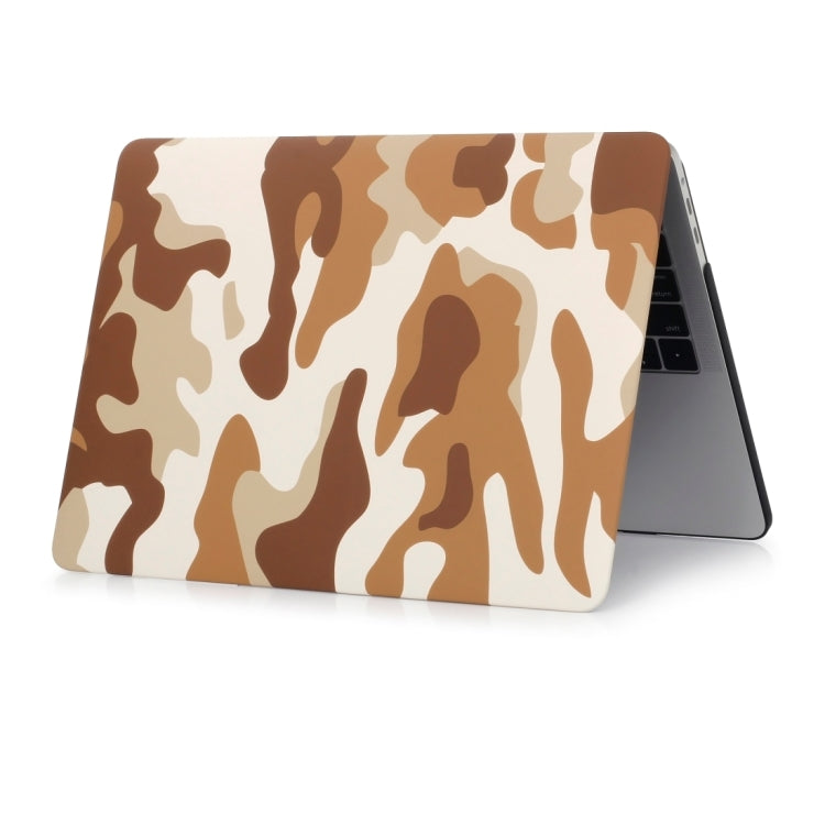 Camouflage Pattern Laptop Water Decals PC Protective Case For Macbook Pro 15.4 inch A1286(Brown Camouflage) - MacBook Pro Cases by buy2fix | Online Shopping UK | buy2fix