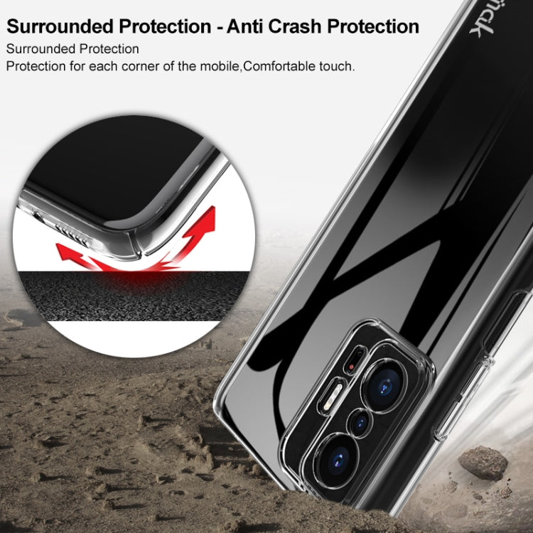 For Xiaomi Mi 11T / Mi 11T Pro IMAK Wing II Pro Series Wear-resisting Crystal Phone Protective Case(Transparent) - Xiaomi Cases by imak | Online Shopping UK | buy2fix