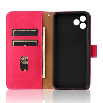 For Blackview Oscal C20 Solid Color Skin Feel Magnetic Buckle Horizontal Flip PU Phone Case(Rose Gold) - More Brand by buy2fix | Online Shopping UK | buy2fix