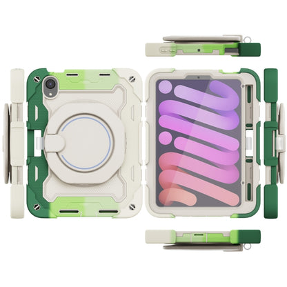 For iPad mini 2024 / mini 6 Armor Contrast Color Silicone + PC Tablet Case(Colorful Green) - iPad mini 6 Cases by buy2fix | Online Shopping UK | buy2fix