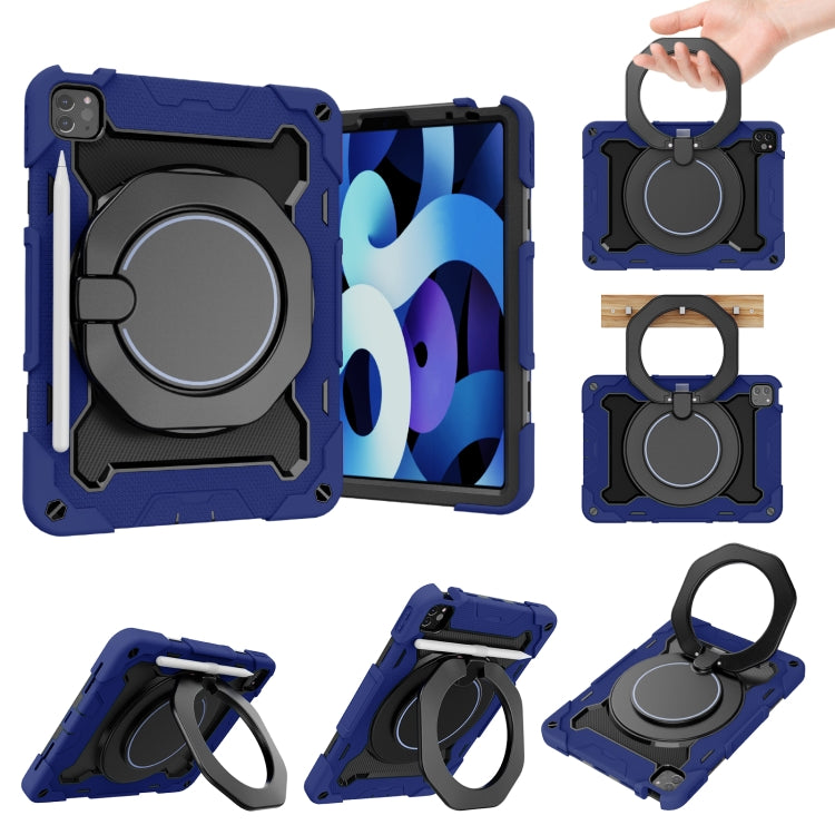 Armor Contrast Color Silicone + PC Tablet Case For iPad Pro 11 2022 / 2021 / 2020 / 2018 / Air 2020 10.9  (Navy Blue) - iPad Pro 11 (2022/2021) Cases by buy2fix | Online Shopping UK | buy2fix