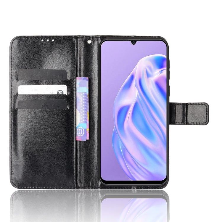 For Ulefone Note 6/ Note 6P Retro Crazy Horse Texture Leather Phone Case(Black) - Ulefone Cases by buy2fix | Online Shopping UK | buy2fix