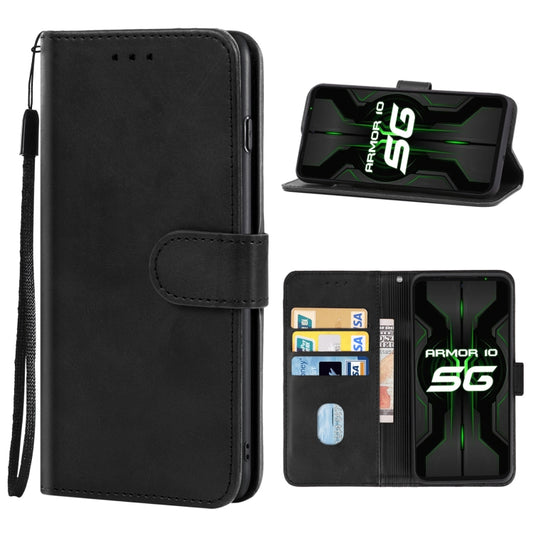 Leather Phone Case For Ulefone Armor 10 5G(Black) - Ulefone Cases by buy2fix | Online Shopping UK | buy2fix