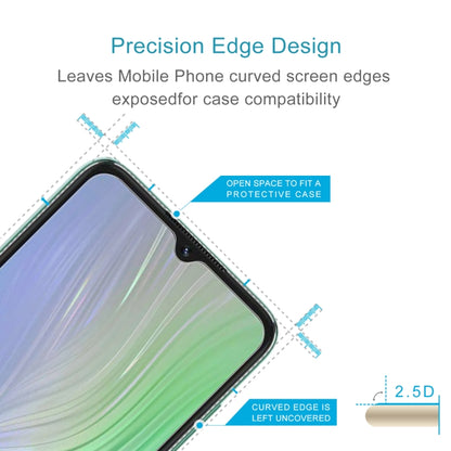 50 PCS 0.26mm 9H 2.5D Tempered Glass Film For Blackview A55 Pro - For Blackview by buy2fix | Online Shopping UK | buy2fix