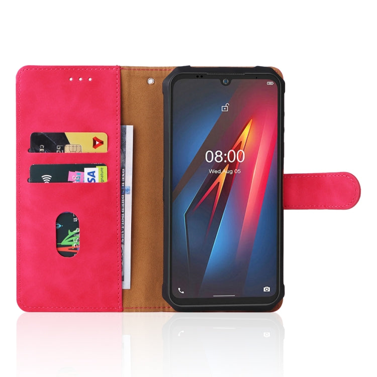 For Ulefone Armor 8 Skin Feel Magnetic Buckle Calf Texture Leather Phone Case(Rose Red) - Ulefone Cases by buy2fix | Online Shopping UK | buy2fix