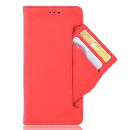 For Ulefone Note 12P Skin Feel Calf Pattern Leather Phone Case(Red) - Ulefone Cases by buy2fix | Online Shopping UK | buy2fix