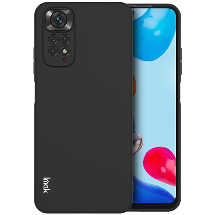 For Xiaomi Redmi Note 11 4G / Note 11S Global IMAK UC-3 Series Shockproof Frosted TPU Phone Case(Black) - Xiaomi Cases by imak | Online Shopping UK | buy2fix