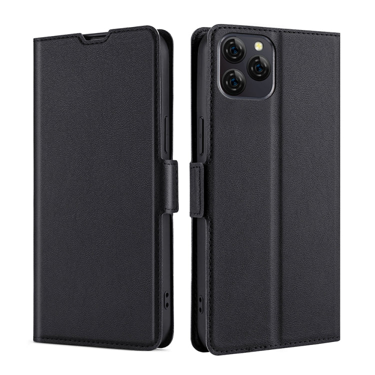 For Blackview A95 Ultra-thin Voltage Side Buckle PU + TPU Leather Phone Case(Black) - More Brand by buy2fix | Online Shopping UK | buy2fix