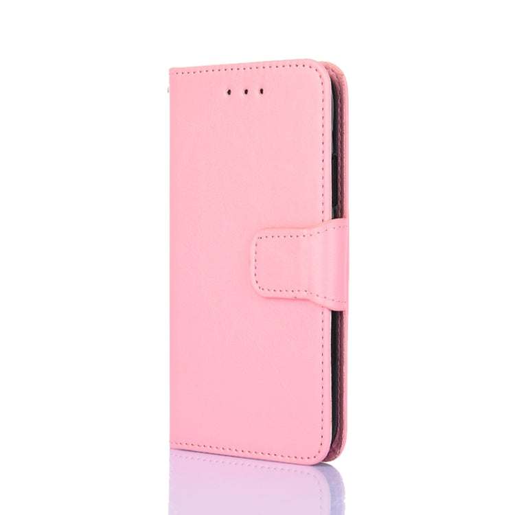 For Huawei Blackview A55 Pro Crystal Texture Leather Phone Case(Pink) - Huawei Cases by buy2fix | Online Shopping UK | buy2fix