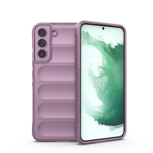 For Samsung Galaxy S22+ 5G Magic Shield TPU + Flannel Phone Case(Purple) - Galaxy S22+ 5G Cases by buy2fix | Online Shopping UK | buy2fix