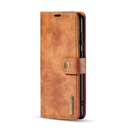 For Galaxy S20+ DG.MING Crazy Horse Texture Flip Detachable Magnetic Leather Case with Holder & Card Slots & Wallet(Brown) - Galaxy Phone Cases by DG.MING | Online Shopping UK | buy2fix