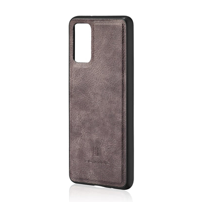 For Galaxy S20 Ultra DG.MING Crazy Horse Texture Flip Detachable Magnetic Leather Case with Holder & Card Slots & Wallet(Grey) - Galaxy Phone Cases by DG.MING | Online Shopping UK | buy2fix