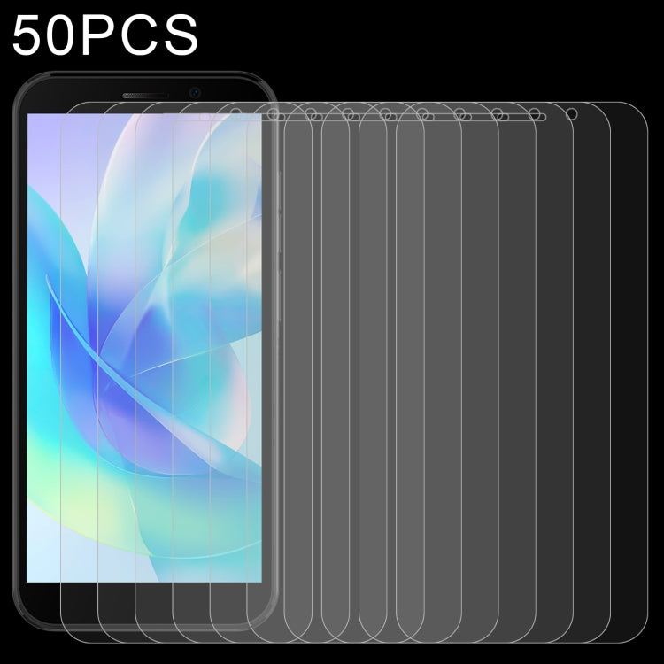 50 PCS 0.26mm 9H 2.5D Tempered Glass Film For Doogee X97 Pro - For Doogee by buy2fix | Online Shopping UK | buy2fix