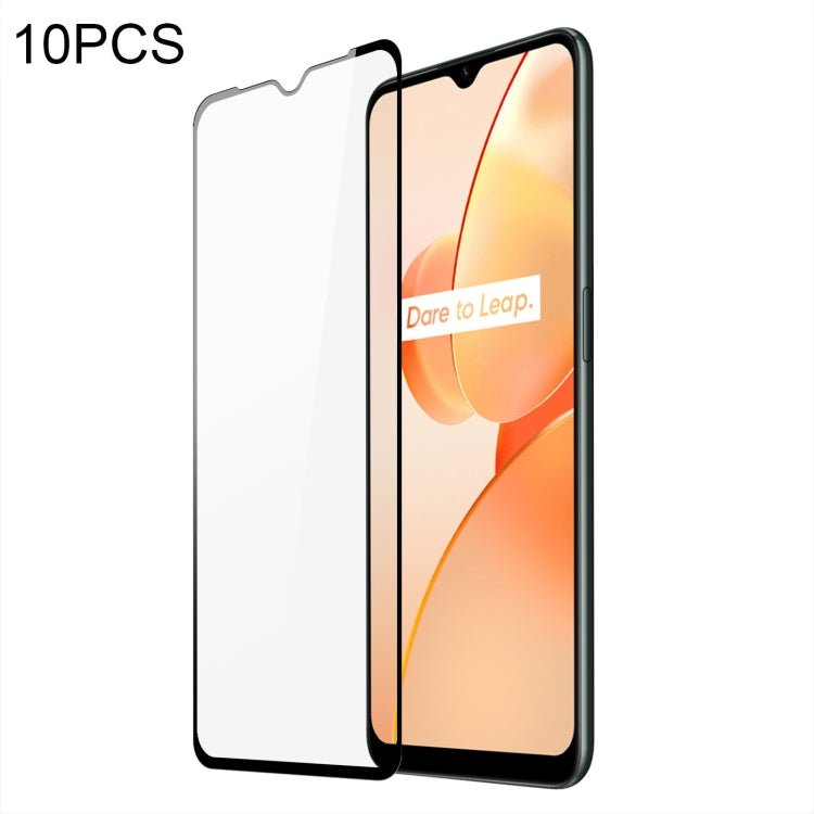 10 PCS For Realme C31 DUX DUCIS 0.33mm 9H Medium Alumina Tempered Glass Film - Realme Tempered Glass by DUX DUCIS | Online Shopping UK | buy2fix