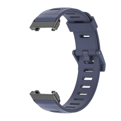 For Xiaomi Mi Band 7 Pro Mijobs Flat Hole TPU Watch Band(Blue Black) - Watch Bands by MIJOBS | Online Shopping UK | buy2fix