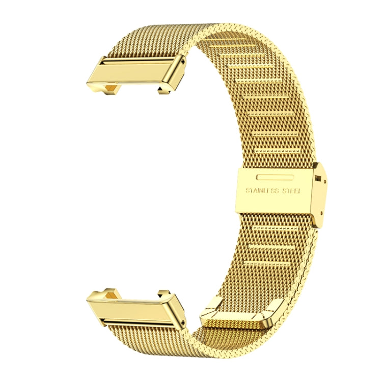 For Xiaomi Mi Band 7 Pro Mijobs Milan Buckle Stainless Steel Watch Band(Gold) - Watch Bands by MIJOBS | Online Shopping UK | buy2fix